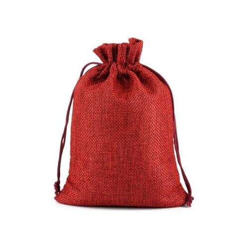 Medieval Linen Flax Drawstring Bag Vintage Lace Up Pouch Stage Props Gold Coin Purse Money Bags Christmas Gift For Men Women