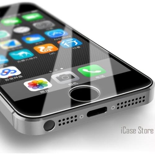 2.5D 9H Tempered Glass for iPhone 5S 5 SE 7 6 6S 4 4S 6Plus 7 Plus For iPod touch 6 5 Screen Protector Toughened film