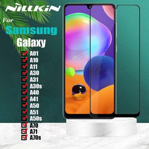 Nillkin Full Coverage Tempered Glass Screen Protecotor for Samsung Galaxy A01 A10 A11 A30 A31 A30s A40 A41 A50 A50s A51 A70 A71