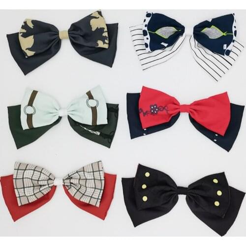 Anime Fiction Violet Evergarden Cosplay Hair ring Duckbill Clip Spring Clip Bow-knot Headband Girls Headdress Accessories Gifts