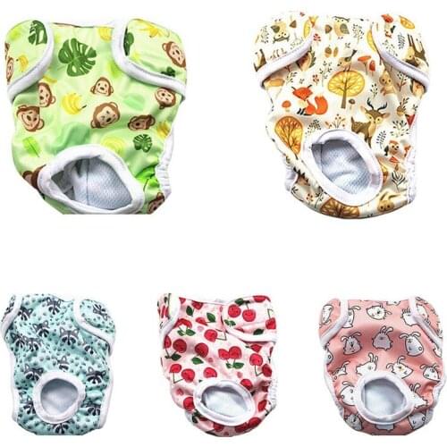 Female Dog Diapers Shorts Physiological Sanitary Pants Washable Reusable Menstrual Care Pet Anti-Harassment Pants Pet Supplies