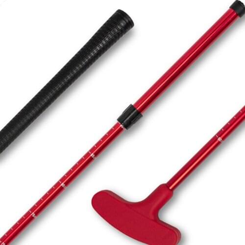 1pcs Kids Junior AluminumAlloy Children Double Side Mini Rubber Head Putter Retractable Height Portable Training Adults Golf Cue