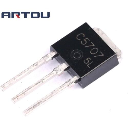 10PCS NPN 2SC5707 C5707 TO-251 LCD Power Board Transistor