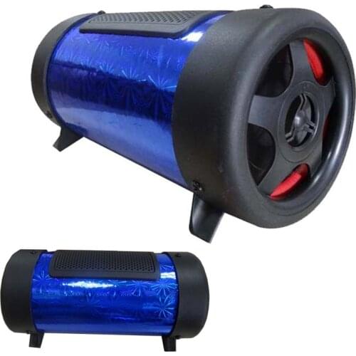 12V audio colorful Round motorcycle with paragraph 4 inch car audio subwoofer bass support U disk player