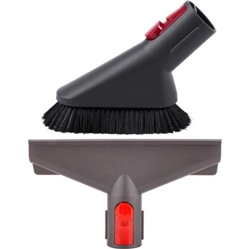 2x Vacuum Cleaner Dust Soft Brush /Bed Head Suction Head Suitable for Dyson V7 V8 V10