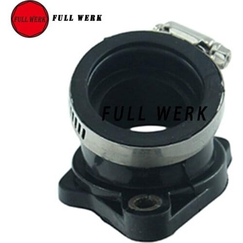 30mm Motorcycle Carburetor Scooter Intake Manifold Pipes Motor Intake Manifold Pipe for CG200-250cc ATV Dirt Bike Go Kart JQ-109