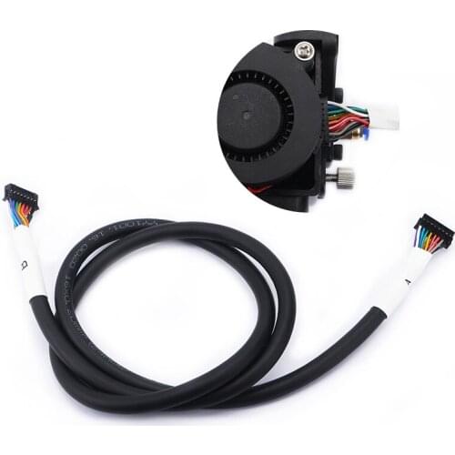 3D Printer Accessories Dual Fan head hotend Printing Sprinkler Extruder Interface Line for Double fans cable 3d printer parts