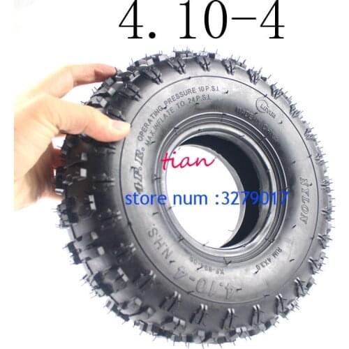 Free Shipping Good Reputation 4.10-4 ATV Quad Go Kart 47cc 49cc 4.10-4 Tire Inner Tube Fit All Models