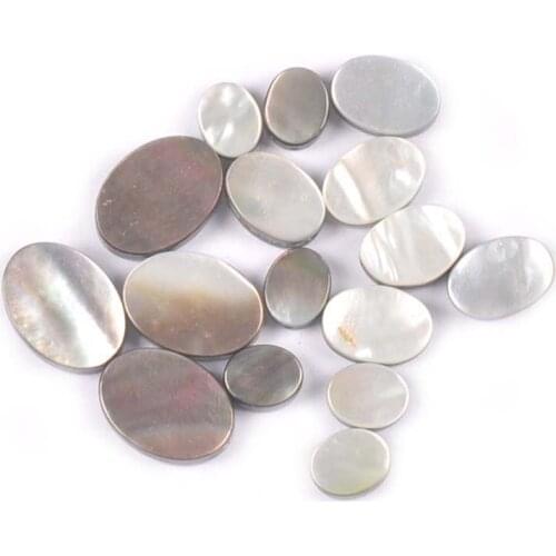 10-18mm 5Pcs Natural Pearl Ellipse Shells Beads For Making Bracelet Necklace Handmade Crafts Seashell Jewelry DIY Decoration