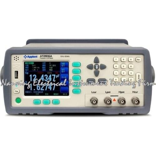 Fast arrival AT2816A Digital LCR Meter Tester Wide Frequency Range 50Hz-200 kHz Built-in RS232C and handler interfaces