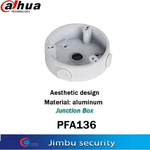 Dahua camera support DH-PFA136 Water-proof Junction Box Compatible Body Type IP dome camera DH-IPC HDBW5XXX HD-CVI with HDW7