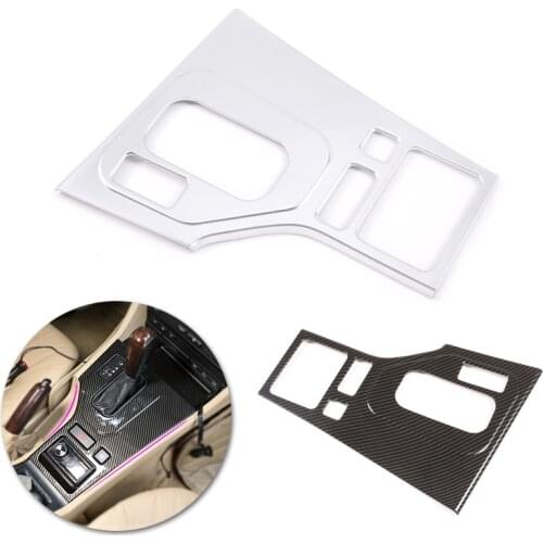 For BMW 5 Series E39 1998 1999 2000 2001 ABS Chrome Car Accessories Center Console Gear Shift Panel Frame Cover