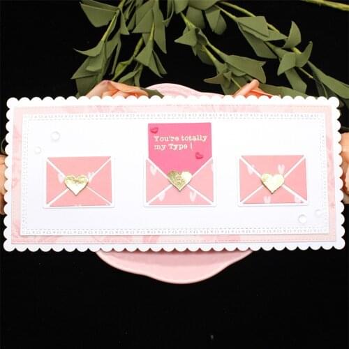 KLJUYP Envelopes Metal Cutting Dies Scrapbook Paper Craft Decoration dies scrapbooking