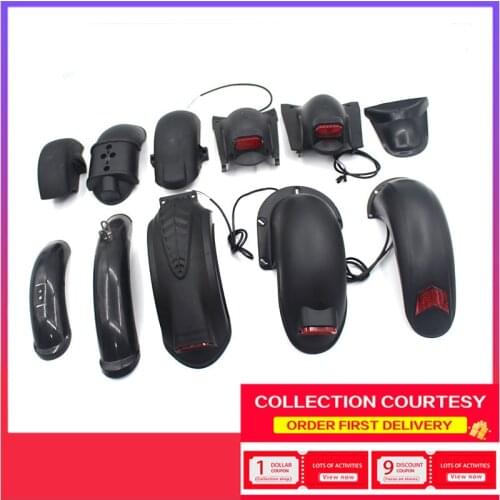 8/10/12 Inch Electric Scooter Mudguard E-bike Front and Rear Mudguard Mud Tile Accessories Electric Vehicle ABS Plastic Parts