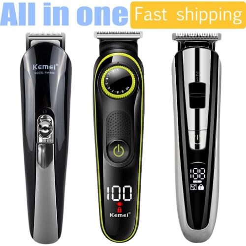 Barber hair clipper multifunctional electric trimmer shaver for mens razor nose hair trimmer cordless haircut Electric Razor 5