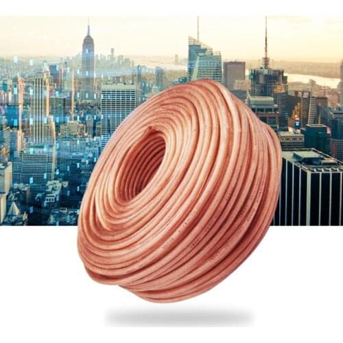 Free Shipping 1m/Lot High Quality Red Coppper Insulated Electric Cable 25 Square Copper Stranded Wire Plastic Wrapping