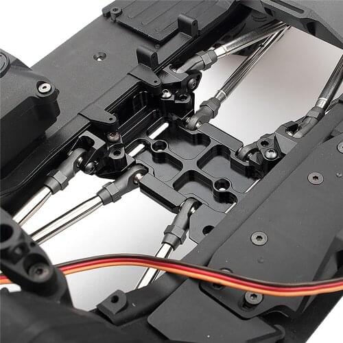 Metal Center Skid Plate Chassis Base for 1/10 Axial SCX10 III AX103007 RC Crawler Car Accessories