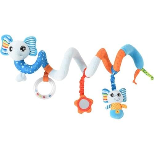Cute Baby Playpens Rattle Toy Plush Multipurpose Bed Circle Around Crib Hanging Bedside Bells Baby Moblie Animal Stroller Toys