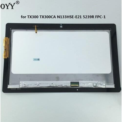 N133HSE -E21 LCD Display Panel Monitor 5239R FPC-1 Touch Screen Digitizer Glass Assembly For ASUS Transformer Book TX300 TX300CA