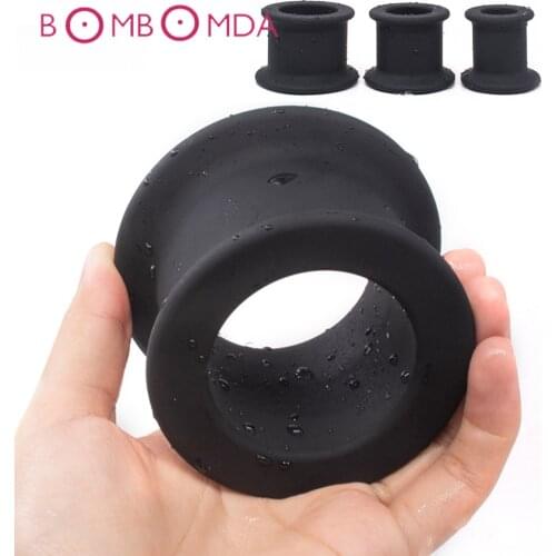 Super Huge Hollow Anal Plug Sex Toys for Men Butt Plug Anal Rings Prostate Massage Silicone Anus Speculum Sex Appliance Dilator