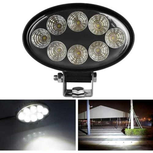 60W LED Oval Fog Light 5inch Tractor Beam 12V 24V Shockproof 6000K Work Lamp Waterproof