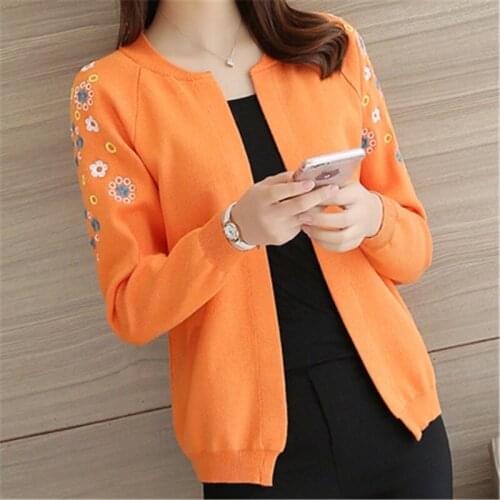 2019 Sale Sweater Women Blusas De Inverno Feminina Jumper In The Spring Of New Korean Female Flower Blouse Cardigan Shirt Coat