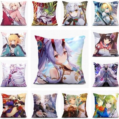 Anime Fate Jeanne d'Arc Alter Christmas Pillow Case Custom Decorative Cushion Covers Sofa Pillowcase Houseware Room Home Textile