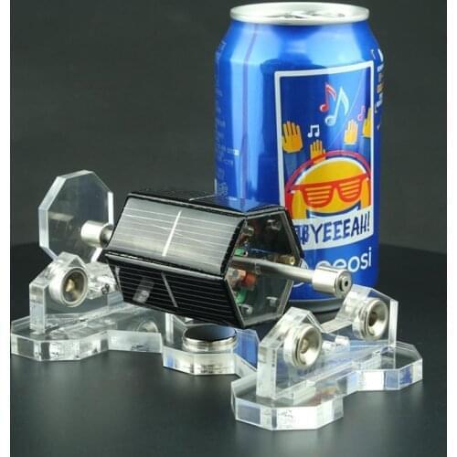 Solar generator magnetic suspension solar motor creative magnetic suspension decoration science gift