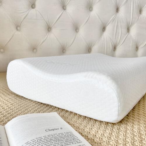 Comfortable Slow Rebound Memory Foam Pillow to Protect the Cervical Spine Pillow Pillow Adult Single Mens Neck Pillow F8006