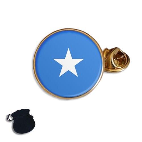 Top quality custom enamel badge maker High quality and fast delivery SOMALIA ENAMEL-LAPEL BADGE cheap custom metal round badges