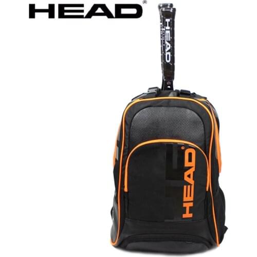 High Quality HEAD Badminton Squash Tennis Backpack 1-2 Tennis Rackets Backpack Women Men Training Sports Tenis Accessories Bag