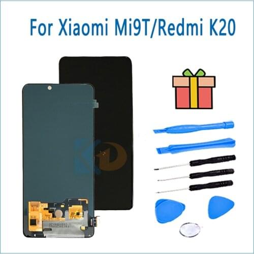 6.39" Super OLED Mi 9T LCD For Redmi K20 Pro Lcd display Touch Screen Digitizer Parts For Xiaomi9T MI9T Pro Redmi K20 Lcd