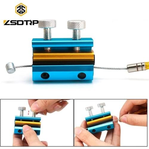 ZSDTRP Motorcycle Aluminium Cable Lube Tool Lubrication Wire Oiler Brake line refueling