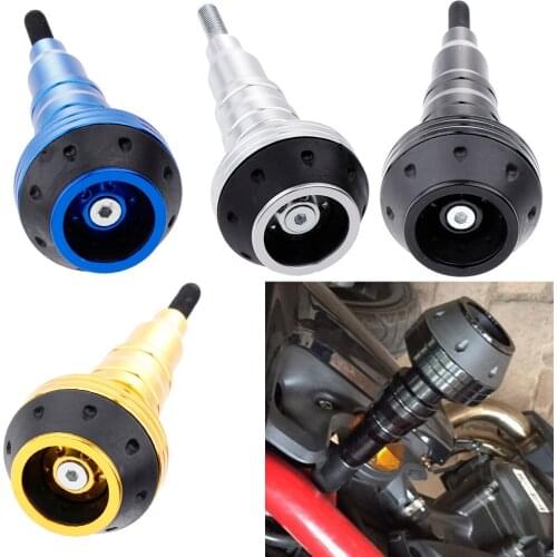 1 Piece Blue Frame Slider Guard Crash Pad Protector for Motorcycle-Easy To Install and Use