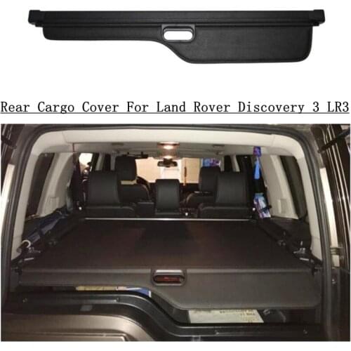 For Land Rover Discovery 3 LR3 2004-2009 Rear Cargo Cover Partition Curtain Screen Shade Trunk Security Shield Auto Accessories