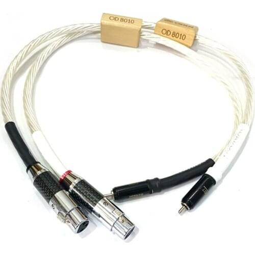 Hi-End Odin Silver Plated Shield Hifi Data Cable RCA to XLR Male/Female Audio Cable Extend Cord Wire