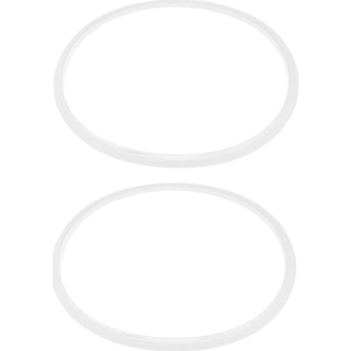 Quality 2 pieces rubber gasket Sealing ring pressure cookers 28cm inside diameter, transparent white