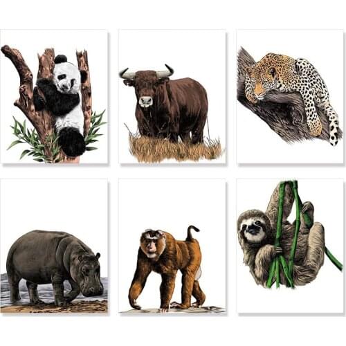 Animal art diamond painting, diamond embroidery realistic animal painting,square/round drill,diamond mosaic handmade crafts