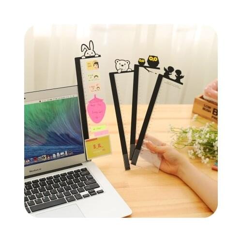 Creastive Cute Monitor Memo Board Screen Display Message Board Transparent Memo Note Clips Photo Holders