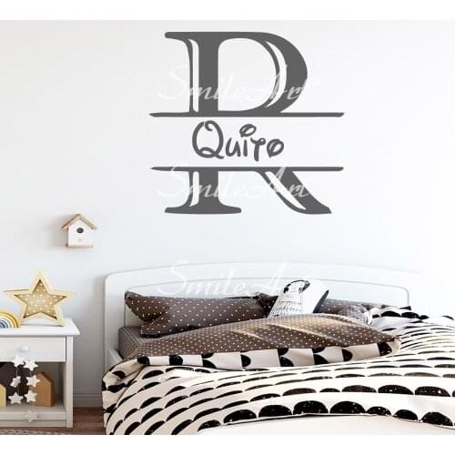 Cartoon Custom Name Vinyl Decals Wall Stickers For Babys Rooms Wall Decal Home Decor