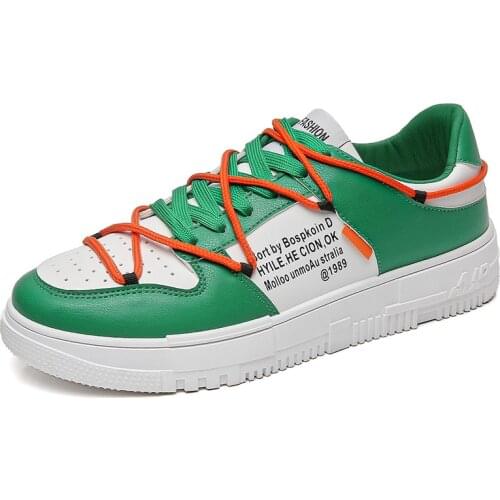 Men Leisure Low-Top Shoes Summer Lace-Up Running Shoes Trend Classical Walking Skateboard Sneakers 2021 New Brand 39-44