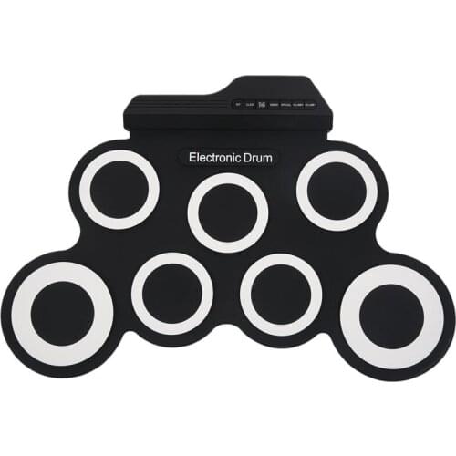 Electronic Drum Set /7 Electronic Drum /7 Tone /8 Demo Song/ 7 Drum Pads Metronome Function /External Instrument Input Availab