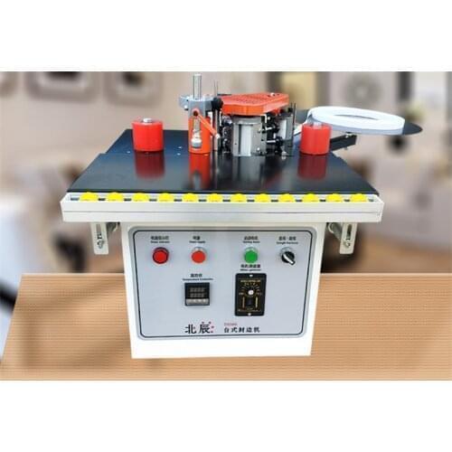 Original MY07 wood portable edge banding machine for MDF/further with tray and cut for edge bander