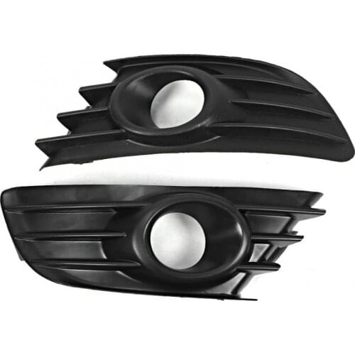 Pair of Front Bumper Fog Light Grille Trim Black Color Fits for Citroen C4 2004 2005 2006 2007 2008 Brand New Auto Accessories