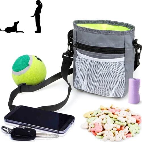 Professional Pet Dog Training Pockets Obedience Agility Bait Training Food Treat Pouch For German Shepherd Outdoor Pet Supplies