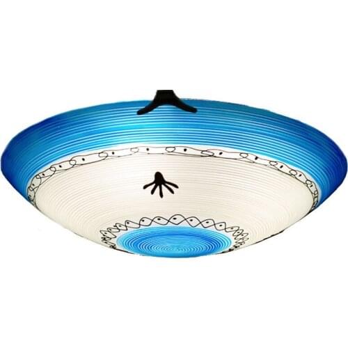 Stained Glass Bedroom Ceiling Lamps European Small Living Room Ceiling Lamp Childrens Room Ceiling Lighting Fixtures