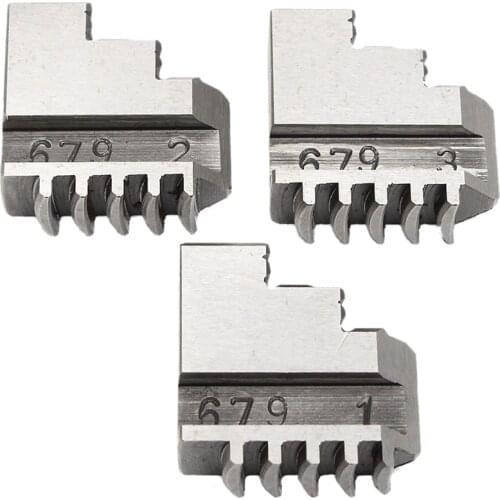 Hot 3 Pcs Outside Jaws For K11-80 K11 80 80mm 3 Inch 3 Jaw Chinese Lathe Chuck Cartridge Lathe Accessories