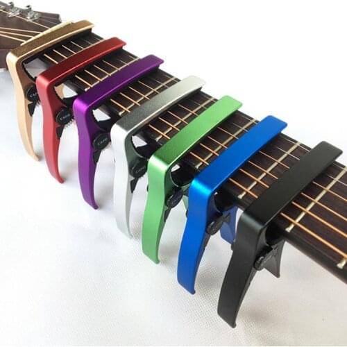 High Quality Guitar Capo Tone Aluminum Alloy Metal Guitar Capo Quick Change Clamp Key Acoustic Classical Folk acoustic guitar