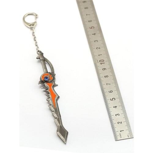 Ti8 Jewelry Game jewelry cute blue LUNA logo Wholesale New Dota 2 Keychain key holder Men Pendant Accessories Cosplay gift