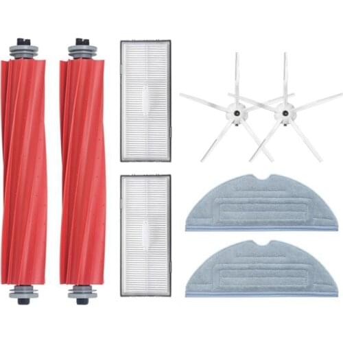 HOT！-For Xiaomi Roborock S7 S7Plus T7 T7S T7Plus Robot Vacuum Cleaner Main Brush Side Brush HEPA Filter Mop Cloth Parts